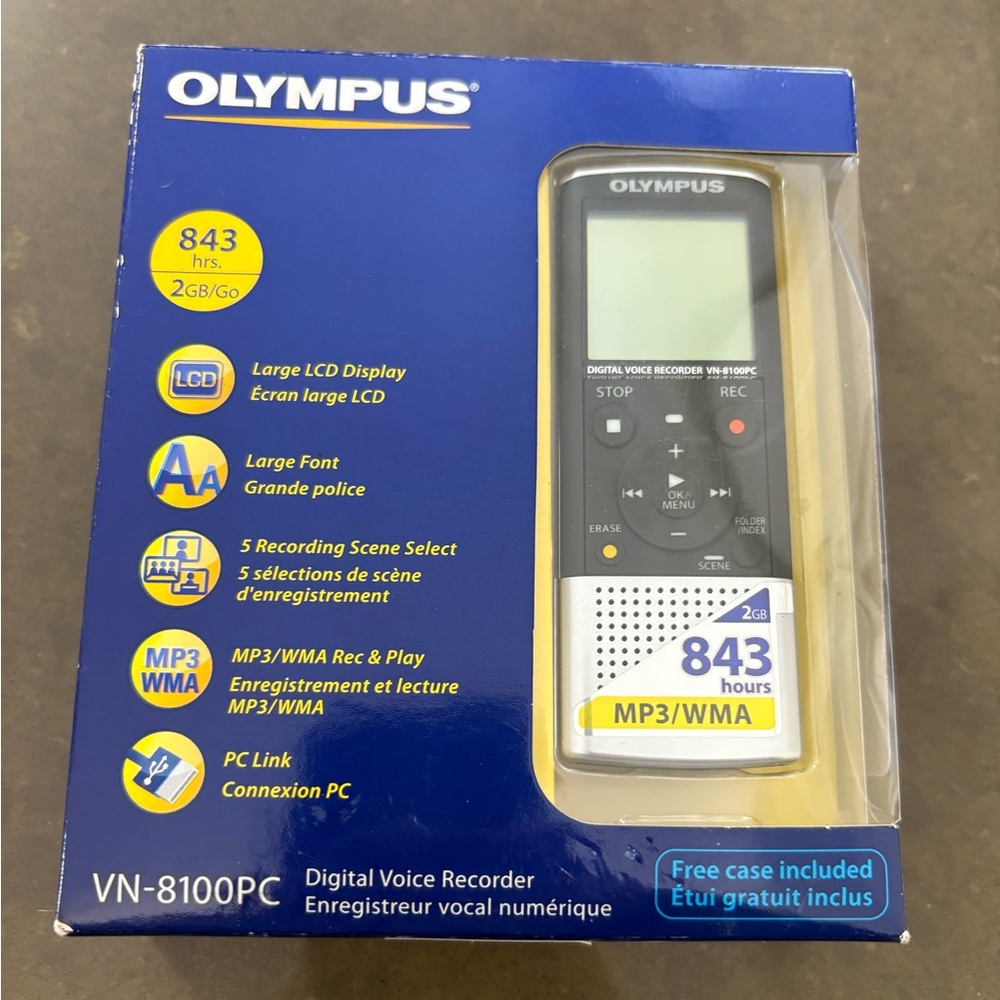 NIP Olympus voice recorder 843